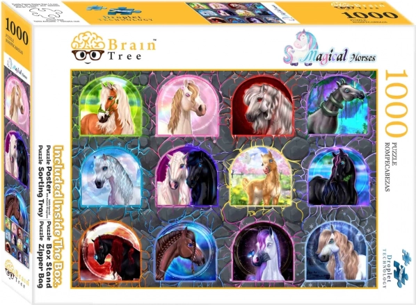 Puslespil Magiske heste 1000 brikker