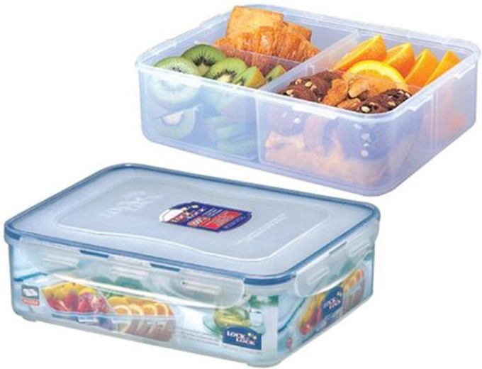 Madbeholder med 4 rum 3,9 l LOCK