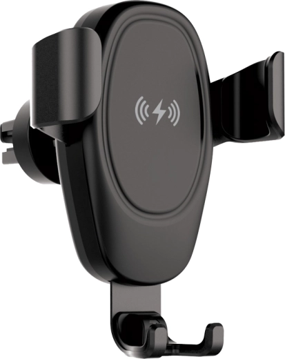 Setty IUS-01 induktionsholder til telefon i bil, sort