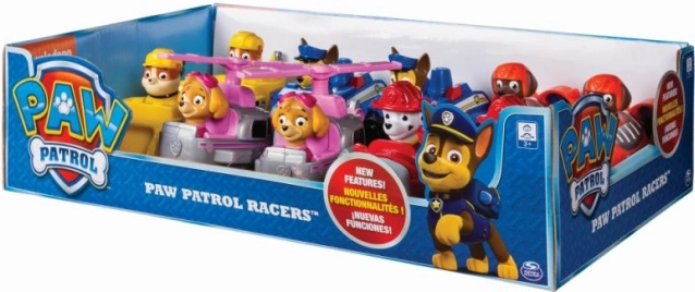 Paw Patrol Redningskøretøjer med Redningsfigurer