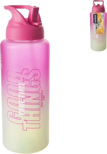 Tritanflaske Moly Light 1 l pink-grøn