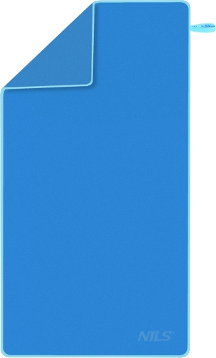 Hurtigttørrende mikrofiberhåndklæde NILS, blå