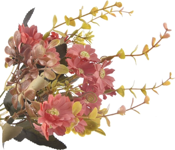 Dekorativ kunstig blomst UH lyserød 33 cm