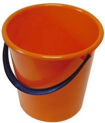 Spand med måleskala 12 l – mix af farver