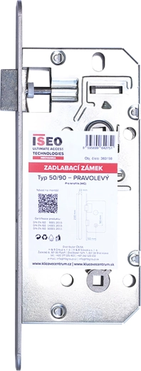Indstukket WC-lås ISEO 90/50/22