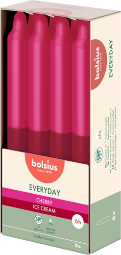 Duftende konisk lys Cherry Ice Cream - 1 stk.