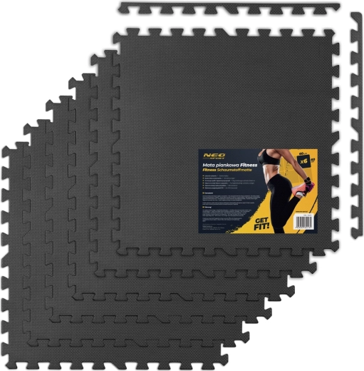 Skum fitnessmåtte PUZZLE 180 × 120 cm Neo-Sport