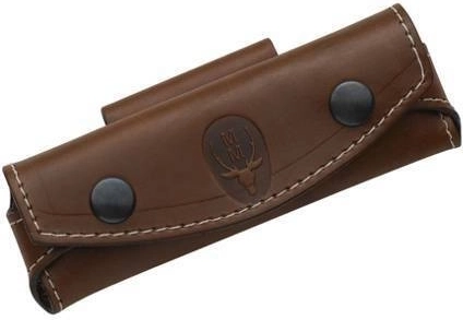 Brunt læderetui Muela 45 × 120 mm