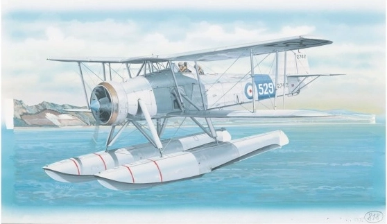 Byggesæt til flymodellen Fairey Swordfish Mk.2 (26,4 × 29 cm)
