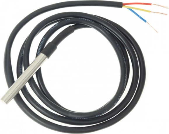 Shelly DS18B20 temperatursensor med 3 m kabel