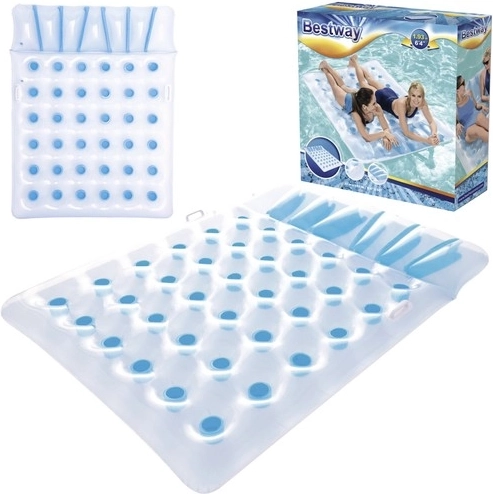 Oppustelig madras til to personer 193 x 142 cm Bestway