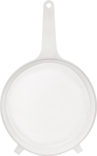Hvid finmasket plastsi 25 cm