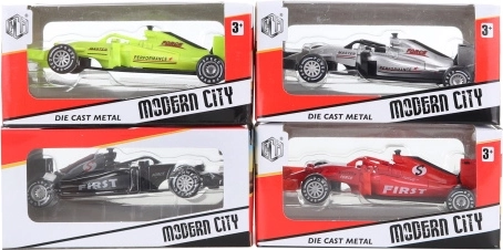 Metalmodel af Formel-racer 13 cm
