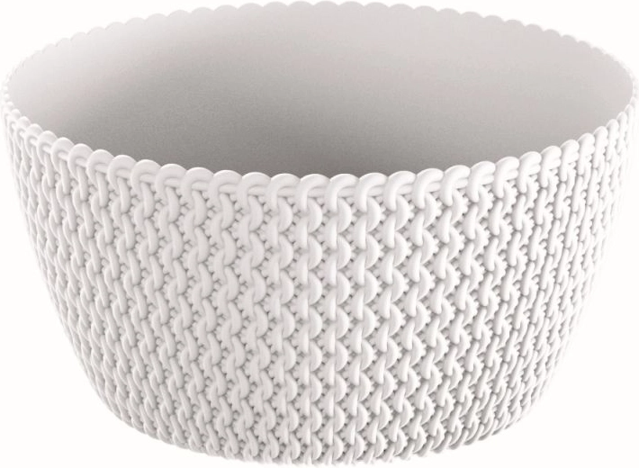 Skål til blomster Splofy 23,6 cm hvid