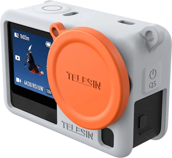 Telesin silikonebeskyttelsesetui til DJI Osmo Action 6 grå