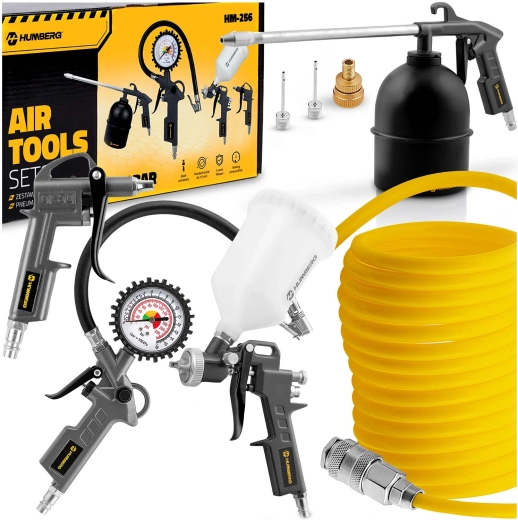 Pneumatisk værktøjssæt 8-i-1 til HUMBERG kompressor