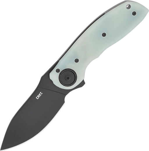 Foldekniv CRKT Bot Deadbolt Natural, 7,6 cm, sort klinge, jadefarvet G10