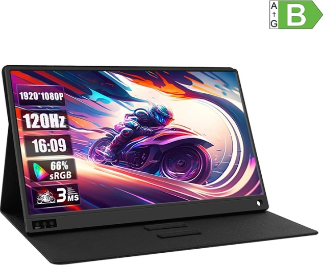 Zeuslap bærbar monitor P15A 15,6" Full HD 120 Hz
