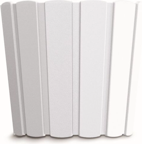 Blomsterpotte Boardee Basic 14,4 cm – hvid plastcover til planter
