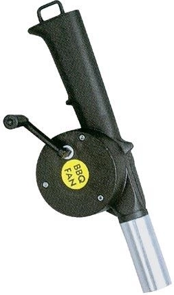 Mekanisk grillblæser