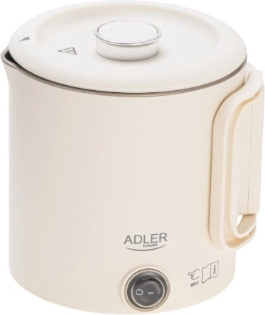 Rejsekedel 0,8 l beige ADLER AD 1388