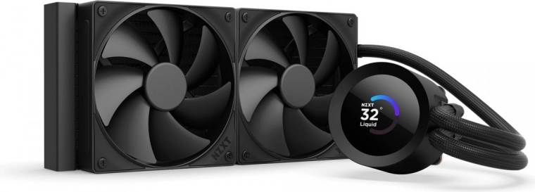 NZXT Kraken plus 240 LCD sort