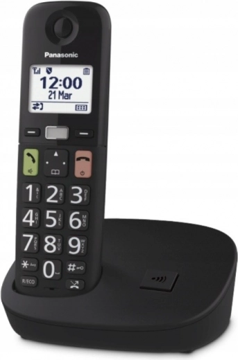 Trådløs Panasonic-telefon med store knapper
