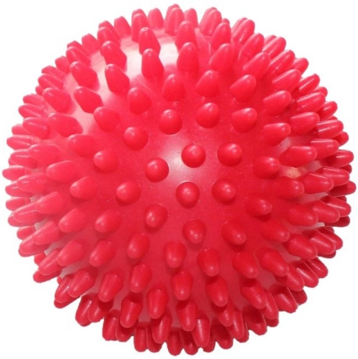 Merco Soft massagebold (pindsvin) 9 cm rød - 1 stk.