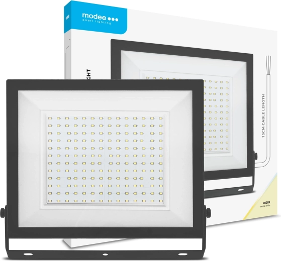 Modee LED-projektør E‑series Slim 150 W, 120°, 12.000 lm, neutral hvid