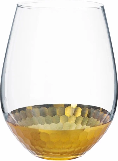 Glasvase Golden Honey 14 cm