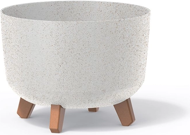 Blomsterpotte Gracia Standard Eco Wood 33,9 cm – hvid