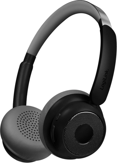 Trådløse hovedtelefoner med mikrofon og ANC – LogiLink AuraSolo, sort