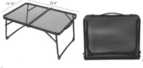 Sammenklappeligt campingbord Flip lavt 60 sort