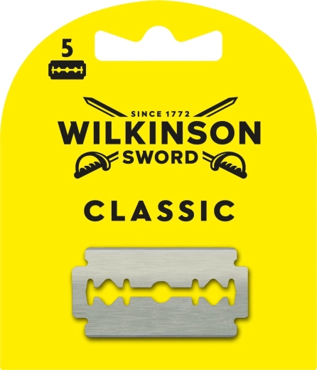 Wilkinson Classic reserveblade til barberhøvl (5 stk)