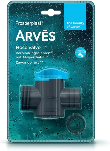 Slangeventil 1″ til regnvandstønder