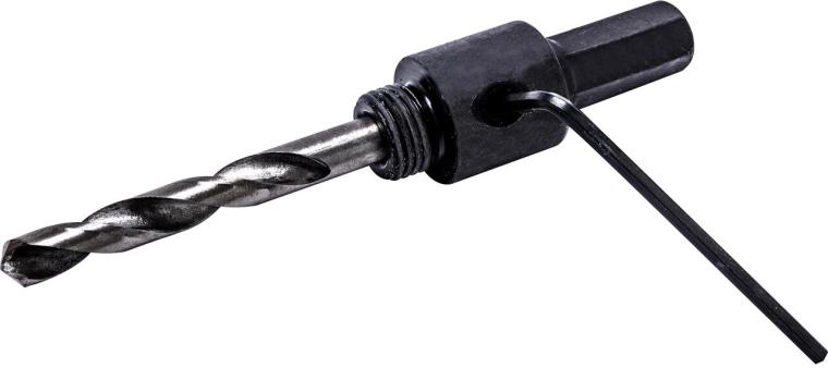 Adapter til bimetals hulsave 14–30 mm med centreringsbor