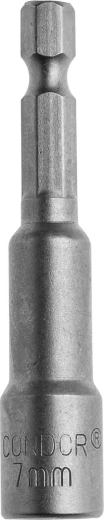 Magnetisk adapter 1/4" 7 mm, sekskant