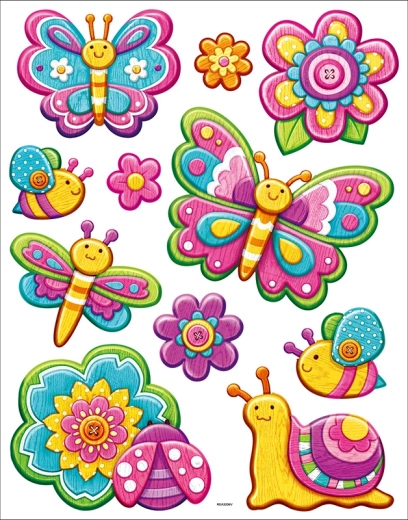 Dekorative vægklistermærker Sommerfugl