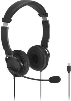 Kensington EQ Classic kablet USB‑C headset med mikrofon