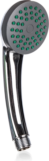 Smal brusehoved 1 funktion krom