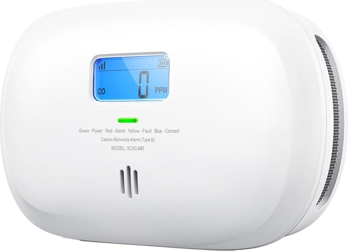 X‑Sense Link+ kulilteksdetektor med LCD‑display