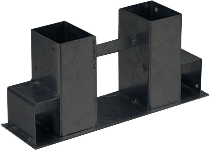 Stativ til brænde – pulverlakeret holder til ramme 340 × 150 mm