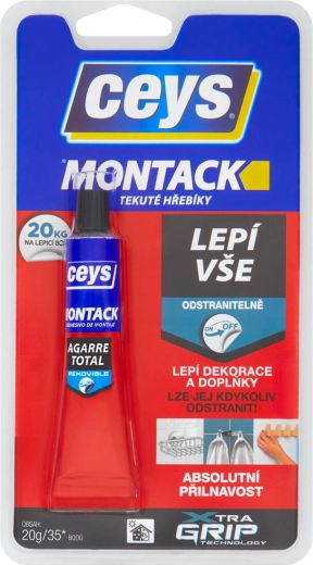 Monteringslim 20 g CEYS MONTACK – flydende søm, aftageligt