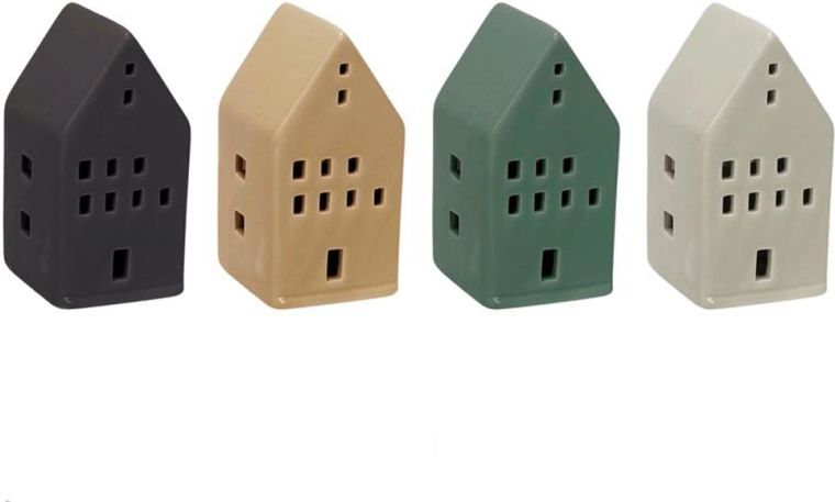 Jule-LED husdekoration 10,3 × 5,5 cm (mix af motiver)