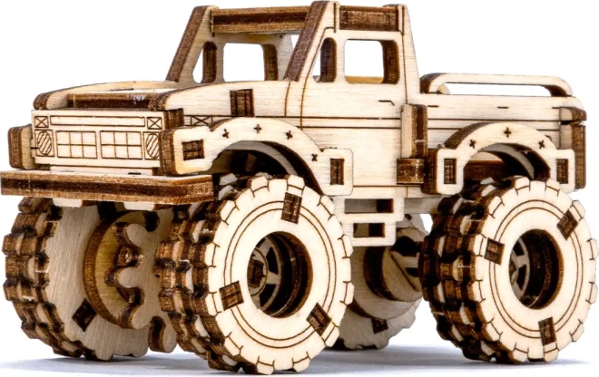 3D-træpuslespil Monster Truck – Model 4