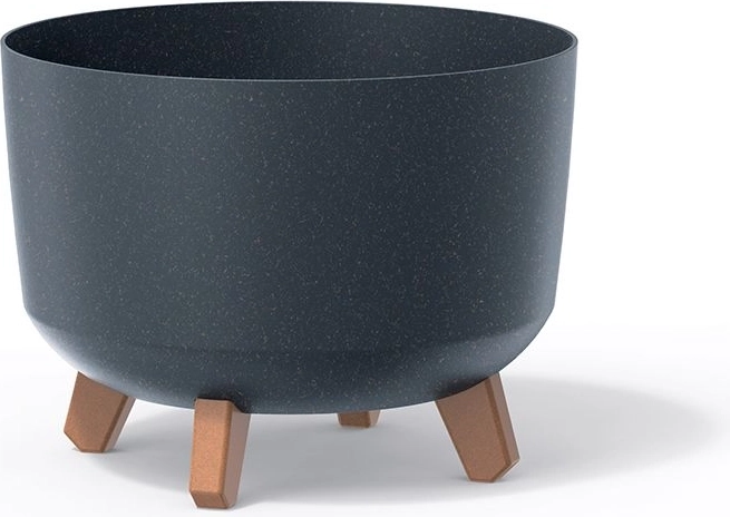 Blomsterkrukke Gracia Standard Eco Wood 33,9 cm antracit