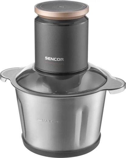 Sencor foodprocessor med beholder i rustfrit stål på 3 l