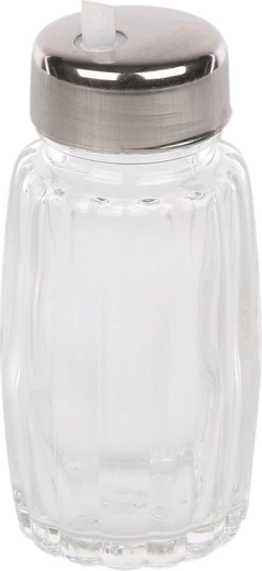 Glasbeholder til flydende krydderier 50 ml med top i rustfrit stål
