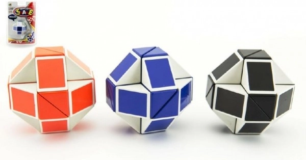 Magisk slange Rubiks twist farvet 26 cm