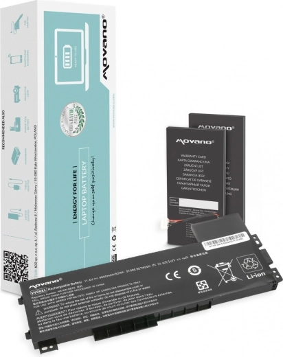 Movano batteri VV09XL til HP ZBook 15 G3 / 15 G4 (52 Wh, 4600 mAh)